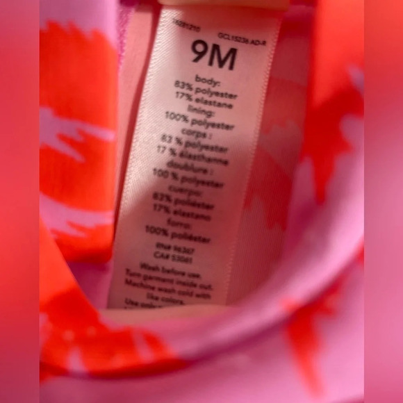 OshKosh  Long Sleeve One Piece Bathing Suit Size 9M - Picture 6 of 7